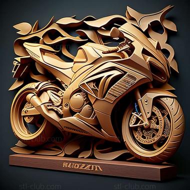 3D модель Suzuki GSX R600 (STL)